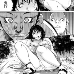 【エロ漫画】捕まったら即レイプ！罠にハメられた借金アイドル達が無人島でサバイバル「鬼ゲーム」！