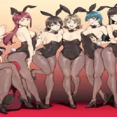 【バニー・逆バニー】バニーとかいう男の性欲を満たすために存在するドスケベ衣装を着た女の子の二次エロ画像 その38