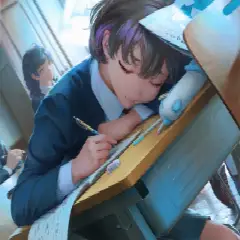 【二次】教室×女子、雰囲気がエモすぎて時が止まる画像集