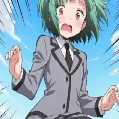 【二次エロ】暗殺教室キャラが強風でパンチラしてるエロ画像