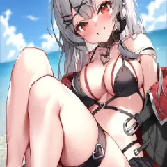 【二次】沙花叉クロヱ、悪魔的あざとさ全開の画像だけ集めた結果ｗ