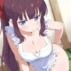【NEWGAME!】裸エプロンひふみんと朝まで愛し合うエロ画像