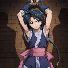 【るろうに剣心・エロ漫画】腋ナメおじさん達に捕まった巻町操！拘束されたまま全身ナメしゃぶられて強制絶頂…！