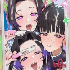 【画像】胡蝶姉妹が中出しされまくって孕まされてるエロ画像集