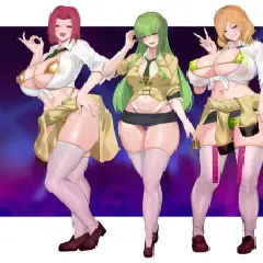 【二次エロ】ムチムチ太ももに食い込むニーソ・ニーハイがエロすぎる女の子の二次エロ その78