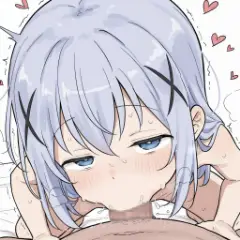 【画像】チノちゃんにえっぐいフェラさせるエロ画像♥