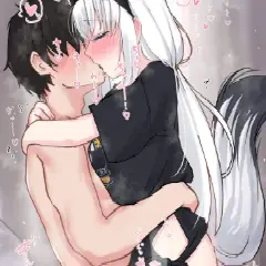 「んっ♡ しゅき♡」上と下で濃厚接触(ちゅっちゅ)してるカップルのエッ画像♪