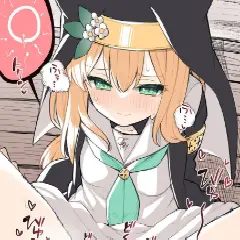 「懺悔なんて大ウソ♡♡」一見清楚な?──いやらシスターの秘密のえち画像♪