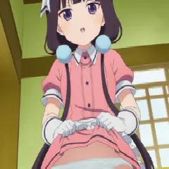 【ブレンド・S】桜ノ宮苺香ちゃんのスカートたくしあげ画像♥