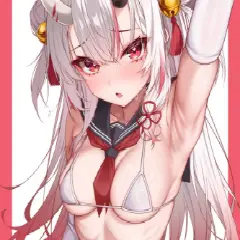 【二次エロ】腋見せ女子の妙に刺さるフェチ画像まとめｗ