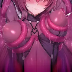 【FGO】触手淫液ヌルヌル敗北しちゃうスカサハ！触手に飲み込まれ精液ドロドロの苗床にされちゃう…！