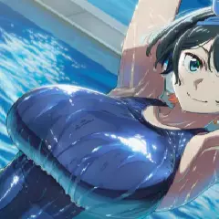 【画像】更科瑠夏のえちちな競泳水着姿・・・