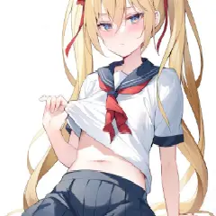 【二次】絶対領域女子、この太ももチラ見せ、反則すぎる件ｗ