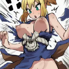 【画像】Dr.STONEキャラの服がビリビリに敗れてるエロ画像