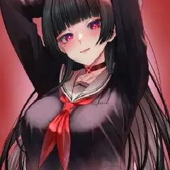 【黒髪】美しく艷やかな黒髪美少女画像まとめた その21【二次画像】
