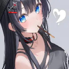 【黒髪】美しく艷やかな黒髪美少女画像まとめた その23【二次画像】
