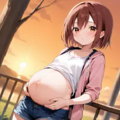 【ボテ腹】みんなの持ってるボテ腹エロ画像貼ってけ　その18【二次画像】