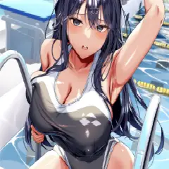 【二次】競泳水着女子のスポーティーな魅力が詰まった画像集
