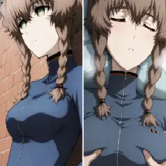 【画像】阿万音鈴羽が寝てる隙にえっちなイタズラするエロ画像