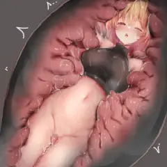 イく前に脱出しないと逝っちゃう… 触手モンスやトラップに『丸呑み』されちゃう女の子画像