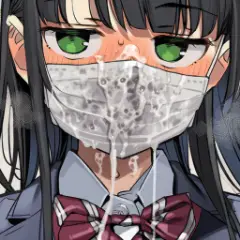 【二次エロ】ザーメンマスク登校する女の子たち