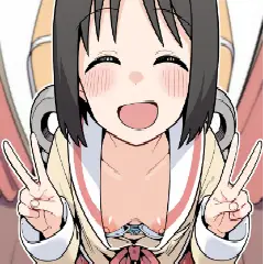 【画像】東雲なのちゃんの胸チラおっぱい♥