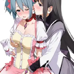 【画像】まどかの格好した美樹さやかと暁美ほむらの百合えっち