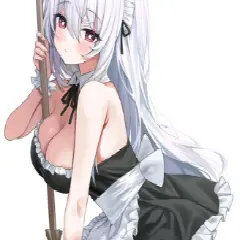 【二次】メイド美少女のこんな姿で迎えらたい画像まとめ