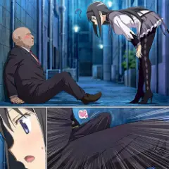 【魔法少女まどか☆マギカ】魔女から助けた一般中年おじが美しい暁美ほむらにフルボッキ…!?魔が差したほむらがからかい半分で…