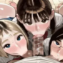 【二次エロ】ガチでシコいハーレムフェラチオエロ画像