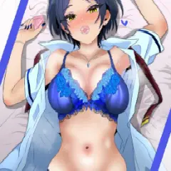 咥えゴムや…箱ごと?! ゴム持って臨戦態勢の女の子画像♪