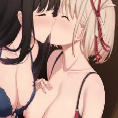 女の子は女の子同士でするべき…?! ♀×♀の百合きす&えちち画像♡